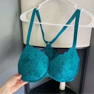 Auden Blue Lace Full-Coverage Bra